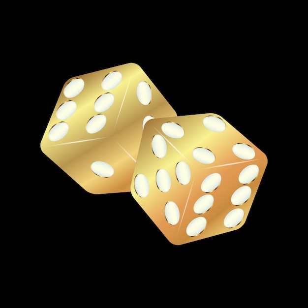 Casino-Würfel. Element für Ihr Design
