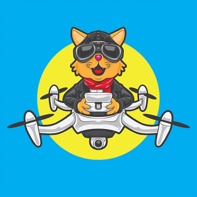 Cat drone pilot