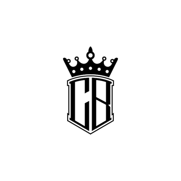 CB-Monogramm-Logo-Design Buchstaben-Text-Namen-Symbol Monochrom-Logotyp-Alphabet-Zeichen-Einfach-Logo