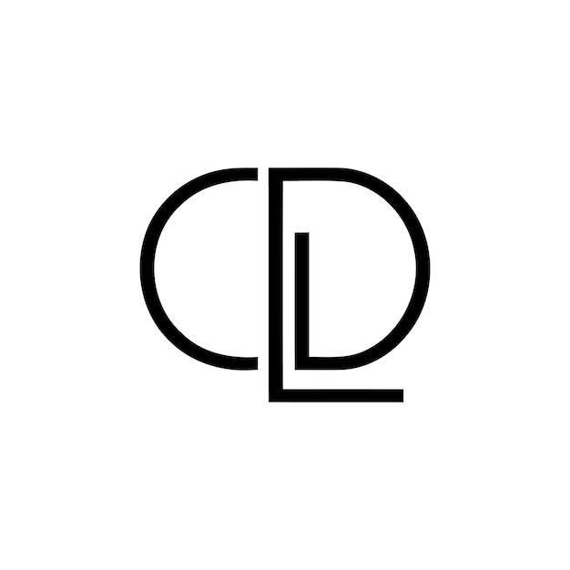 Vektor cdl- und cld-logo-design