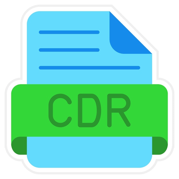 Vektor cdr-symbol