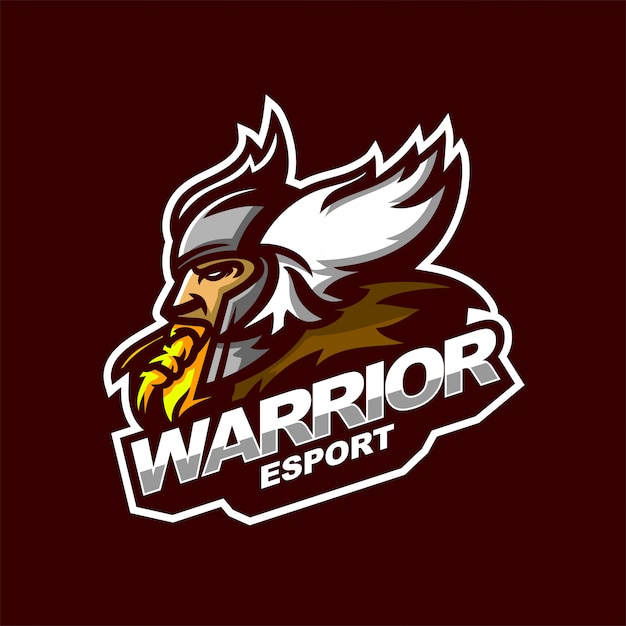 Celtic Warrior E-Sport Gaming Maskottchen Logo Vorlage