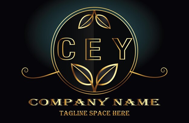 Cey-logo mit buchstaben