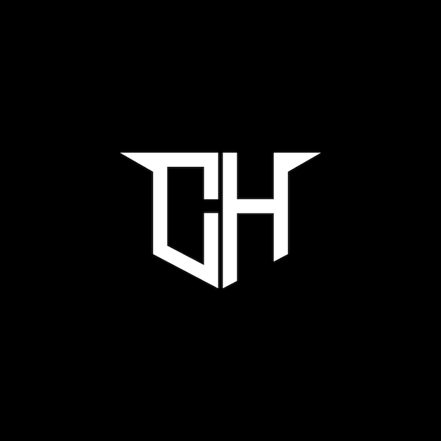 CH Modernes Bau-Logo mit symmetrischem Design