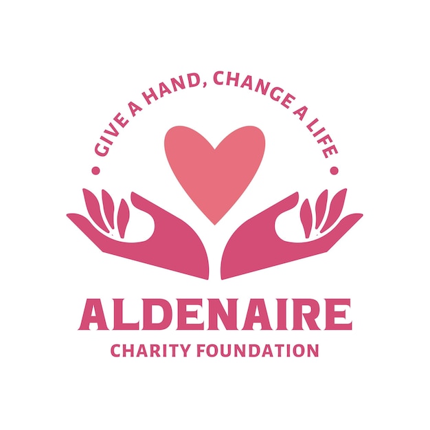 Chairty Logo Doundation Logo Herz Logo Hände Logo