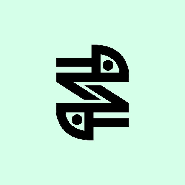 Chamäleon-buchstabe s-logo