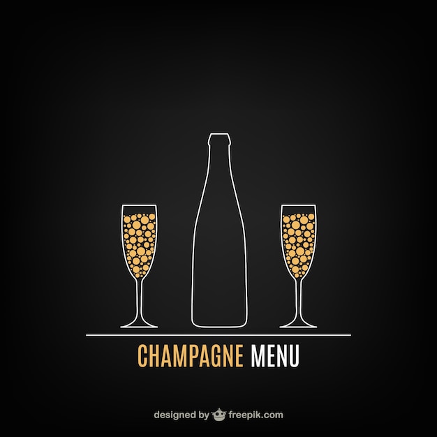 Champagne-menü