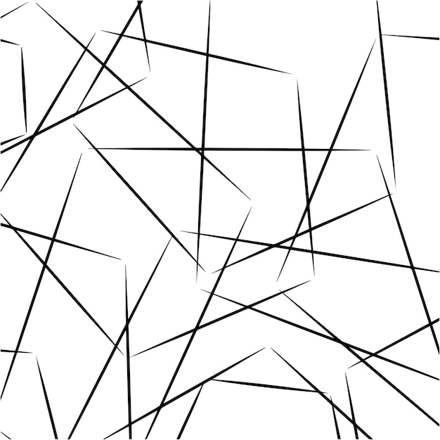 Vektor chaotische linien des abstrakten geometrischen hintergrundes in der perspektive
