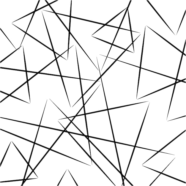 Chaotische Linien des abstrakten geometrischen Hintergrundes in der Perspektive