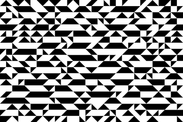 Vektor chaotisches abstraktes mosaik vektor nahtloser hintergrund geometrisches fliesenmuster innenarchitekturelement oder tapeten umhüllpapier oder webdesign