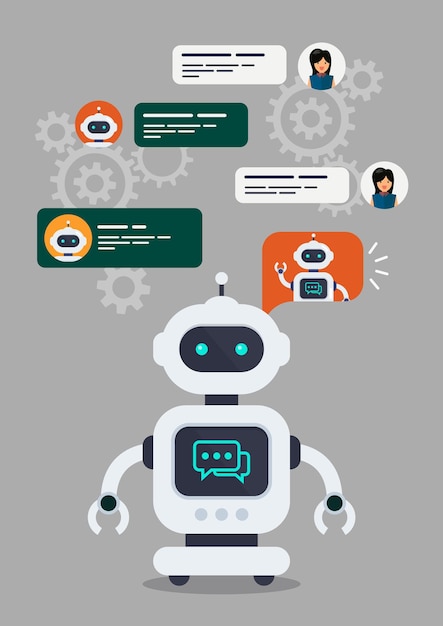 Chatbot chattet mit künstlicher Intelligenz