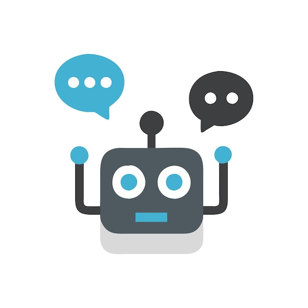 Chatbot-Symbol für automatisierte Kundeninteraktion