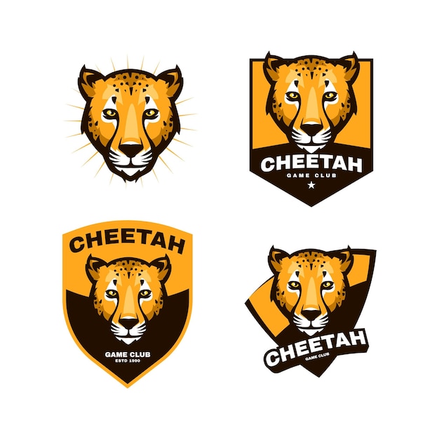 Vektor cheetah-logo-sport