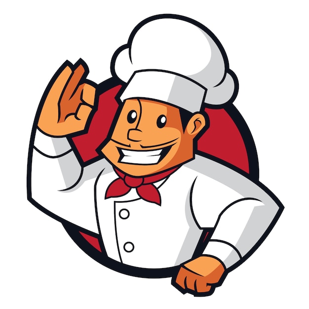 Chef-Maskottchen-Logo