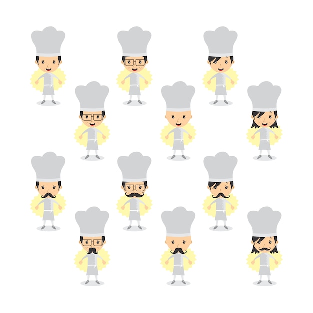 Chef zeichentrickfigur