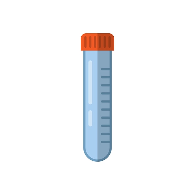 Vektor chemie-becher-schild-symbol im flachen stil flasche reagenzglas vektor-illustration auf weißem, isoliertem hintergrund alchemie-geschäftskonzept