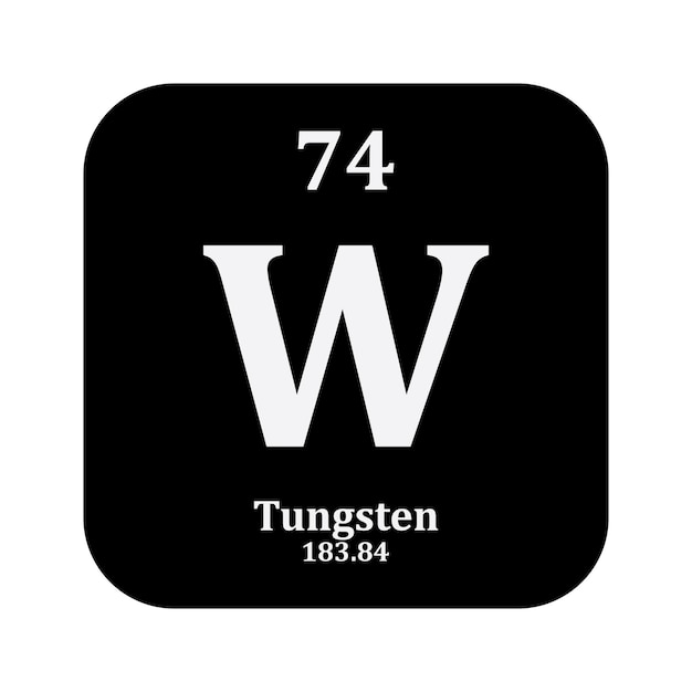 Chemie von wolfram - ein chemisches element im periodensystem