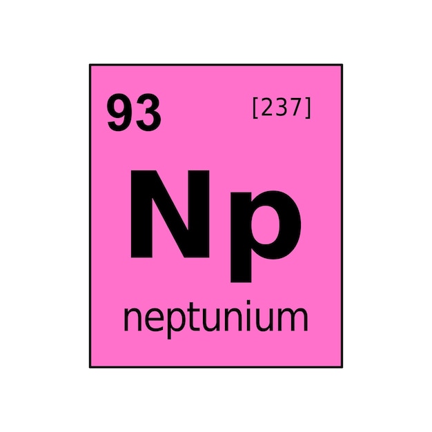 Chemisches element des periodensystems