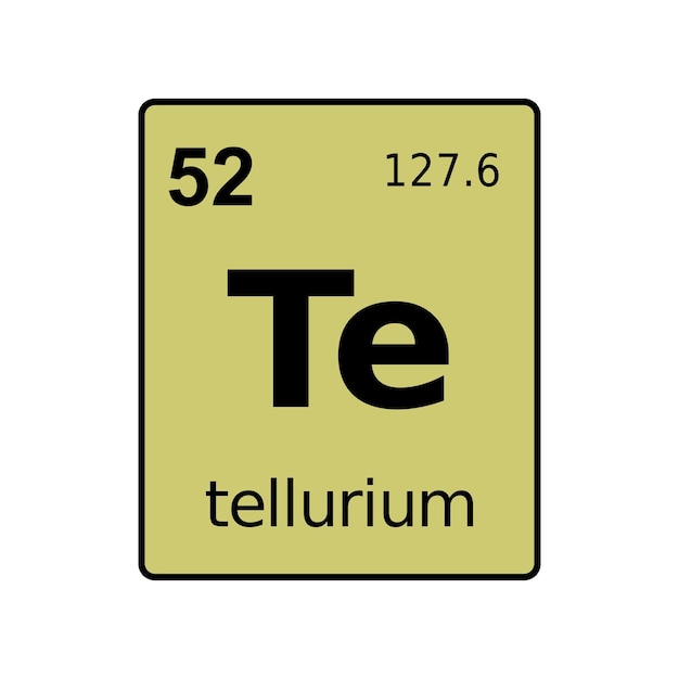 Chemisches element des periodensystems