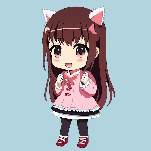 Chibi Anime Girl kawaii
