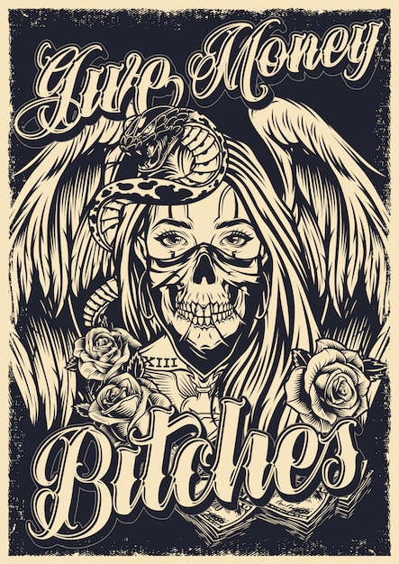 Chicano tattoo poster