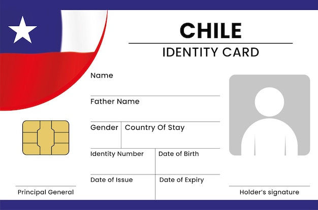 Chile-kartendesign