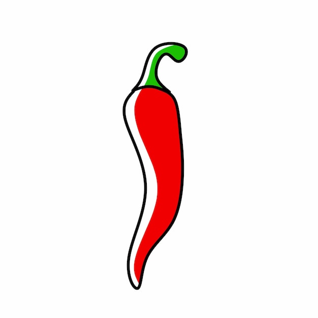 Chili-vektordesign