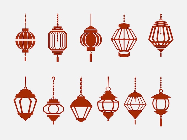 Chinesische Laternen-Sammlung