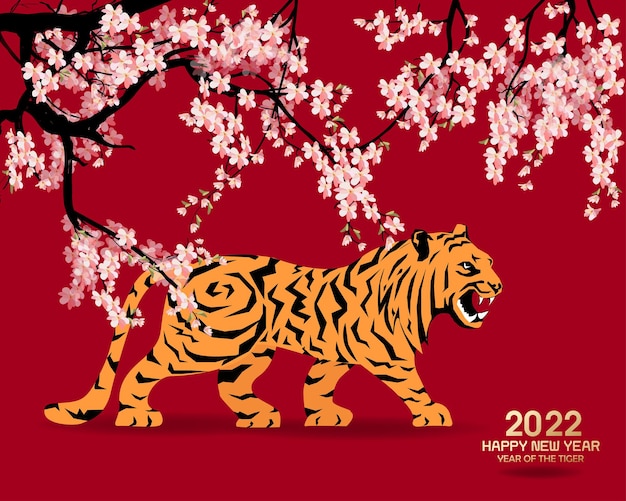 Chinesisches neujahr 2022 jahr des tigers übersetzung chinesisches neujahr 2022 jahr des tigers