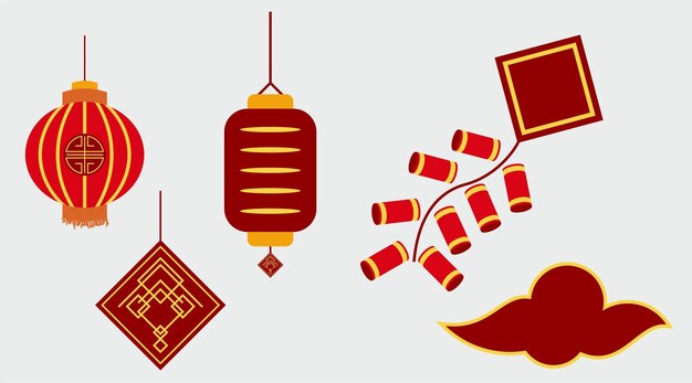 Chinesisches neujahrsvektorelement