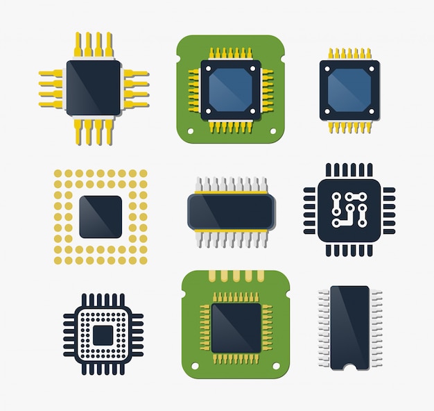 Chip-Gerät der Technologie