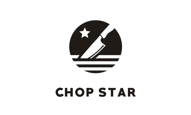 Chop / chef messer logo design