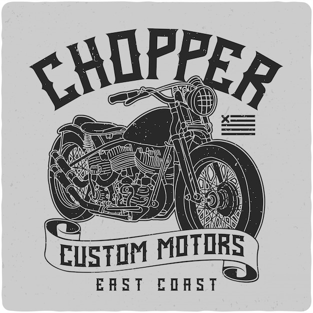 Chopper motorrad