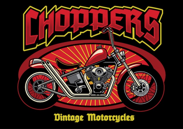 Chopper motorräder vintage