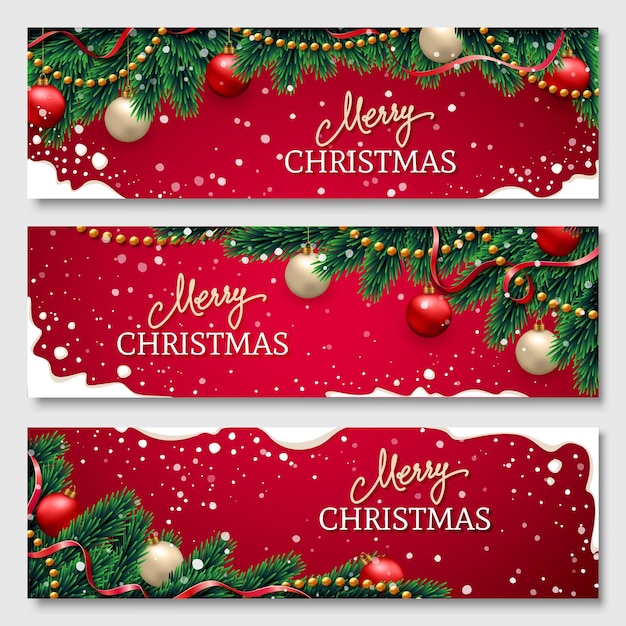 Vektor christmas banner