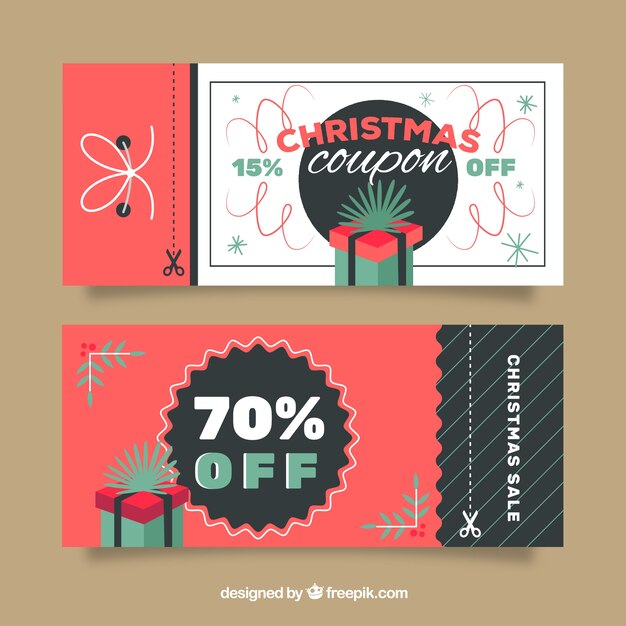 Christmas sale coupon-pack