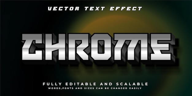 Chrome 3D-Texteffekt