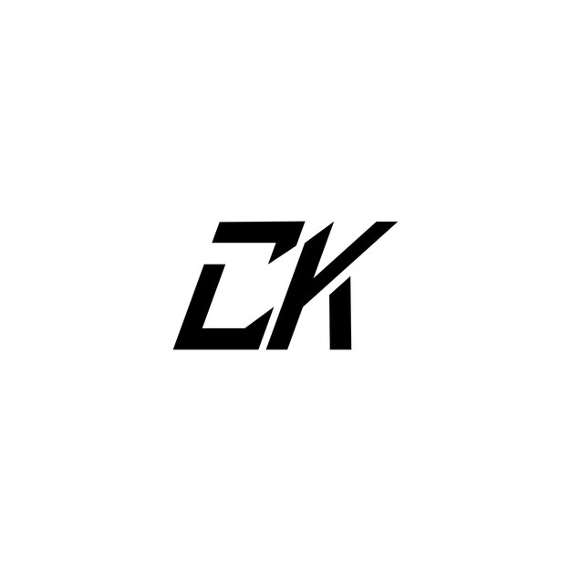 CK Monogramm Logo Design Buchstabe Text Name Symbol Monochrom Logotyp Alphabet Zeichen Einfaches Logo