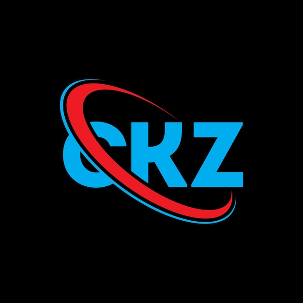 CKZ-Logo CKZ Buchstabe CKZ Schriftzeichen Logo-Design Initialen CKZ Logo mit Kreis und Großbuchstaben monogramm Logo CKZ Typographie für Technologie-Geschäft und Immobilien-Marke