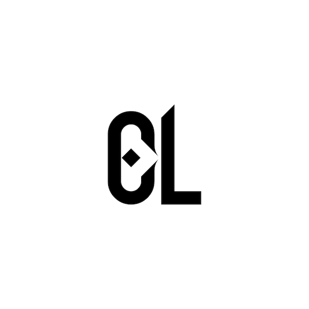 CL-Monogramm-Logo-Design, Buchstabe, Text, Name, Symbol, einfarbig, Logo, Alphabet, Zeichen, einfaches Logo
