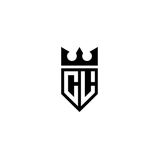 CL-Monogramm-Logo-Design, Buchstabe, Text, Name, Symbol, einfarbig, Logo, Alphabet, Zeichen, einfaches Logo
