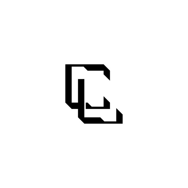 CL-Monogramm-Logo-Design, Buchstabe, Text, Name, Symbol, einfarbig, Logo, Alphabet, Zeichen, einfaches Logo