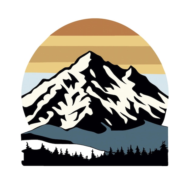 Vektor clipart mount alaska 0232