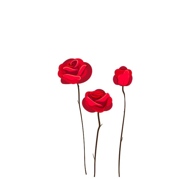 ClipArt Rote Rosen