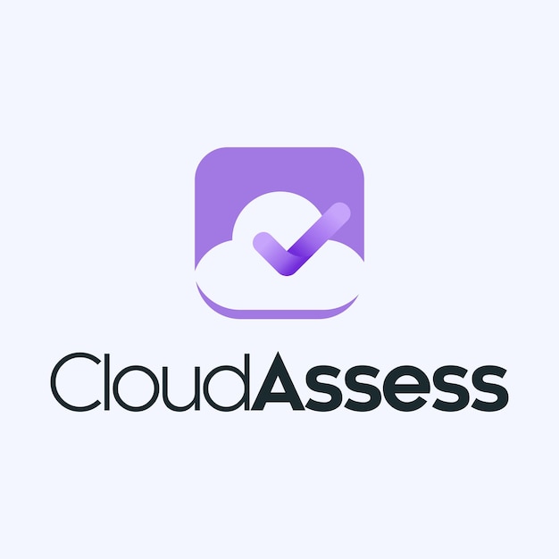 Cloud access logo-designvorlage