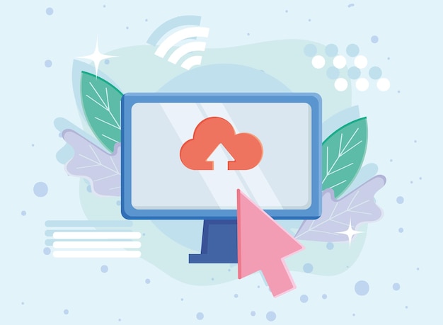 Cloud-Computing im Computer mit Cursor
