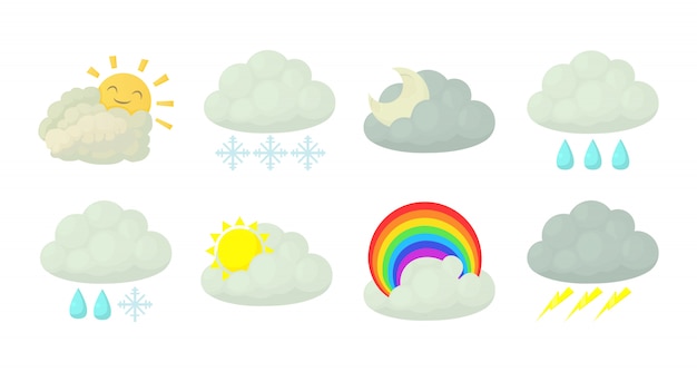 Cloud-icon-set