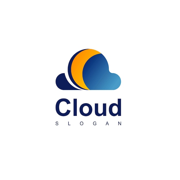 Cloud-logo-design-vektor