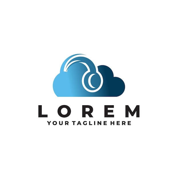 Cloud-Tech-Logo-Vektor-Design-Vorlage