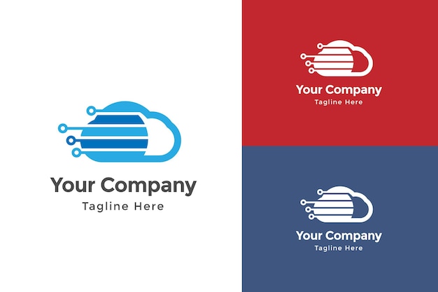 Cloud-Tech-Logo-Vorlage